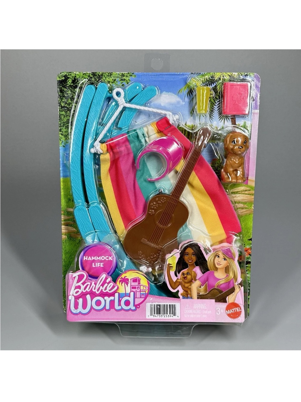 NWT Barbie Accessories Barbie World Kids Hammock Playset Set